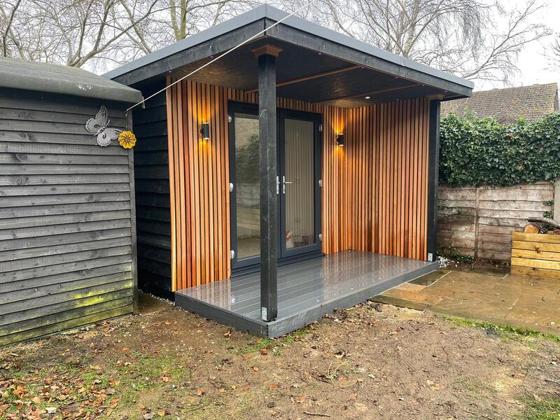Garden room built by Green Room Gardens in Cambridge
