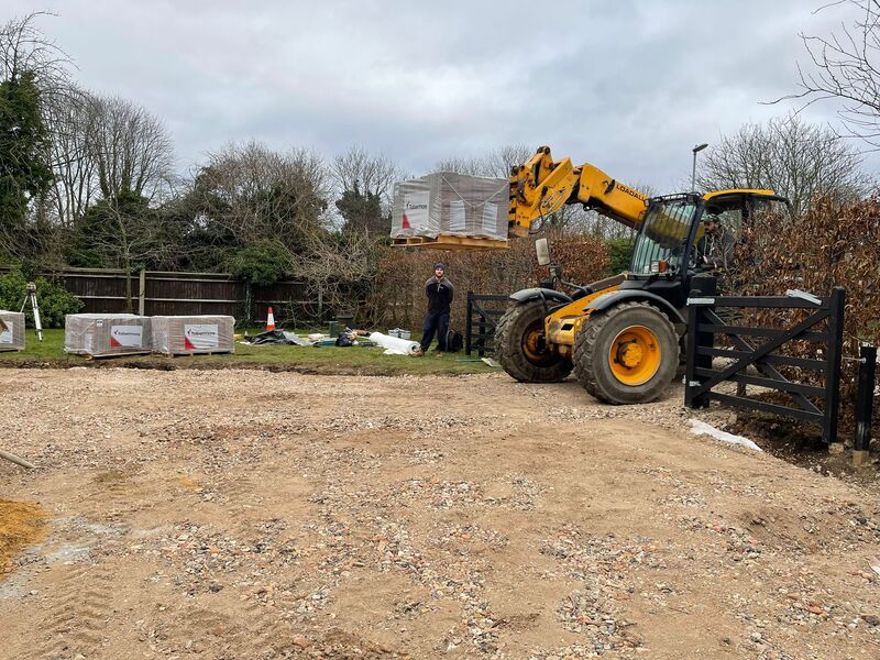 Excavation and levelling